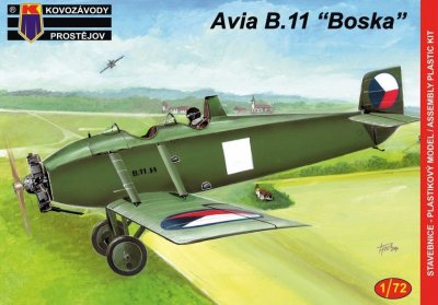 Plastikový model letadla KPM0078 Avia B.11 "Boska" 1:72