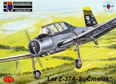 Plastikový model letadla KPM0130 Z-37A-2 Čmelák 1:72 | pkmodelar.cz