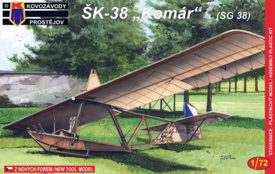 Plastikový model letadla KPM0025 ŠK-38 "Komár" 1:72 | pkmodelar.cz