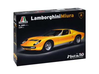 Plastikový model auta Italeri 3686 Lamborghini Miura (1:24)
