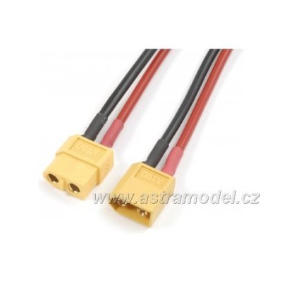 Prodlužovací kabel XT60 14AWG 12cm | pkmodelar.cz