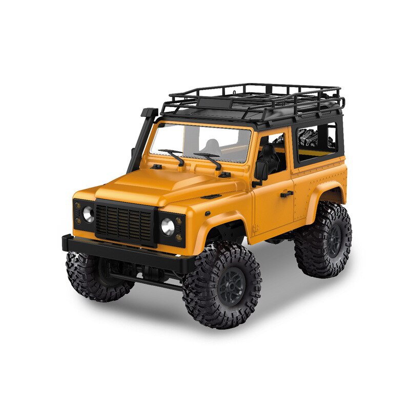 RC model auta D90 Rock Crawler Defender 1:12, 4WD, 2,4 GHz, LED, RTR, žlutá | pkmodelar.cz