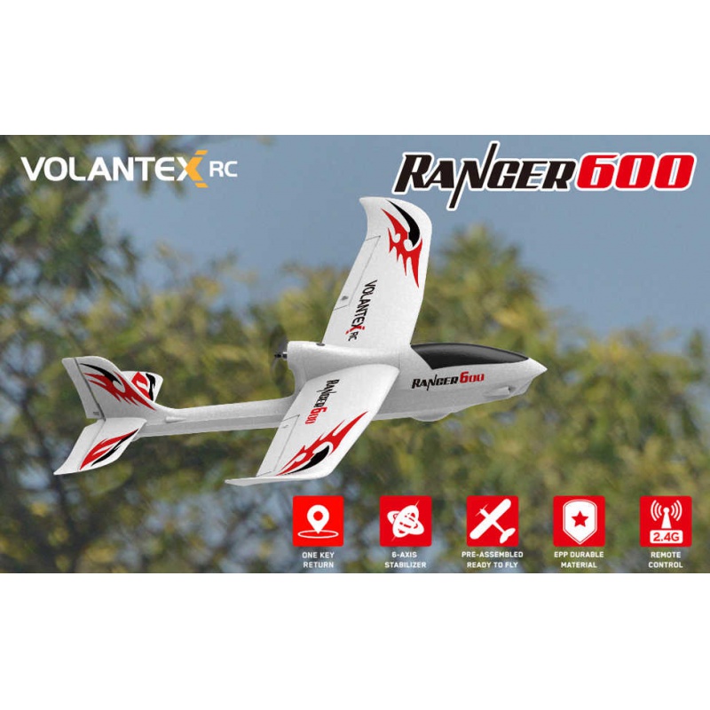 RC letadlo Volantex Ranger 600 RC Gilder W/6-osý gyroskop, RTF | pkmodelar.cz