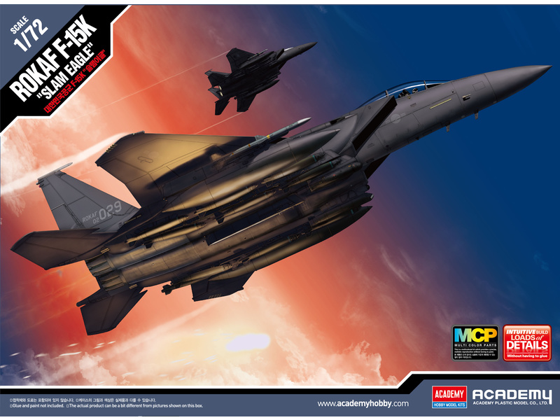 Plastikový model letadla Academy 12554 ROKAF F-15K "Slam Eagle" 1:72 | pkmodelar.cz