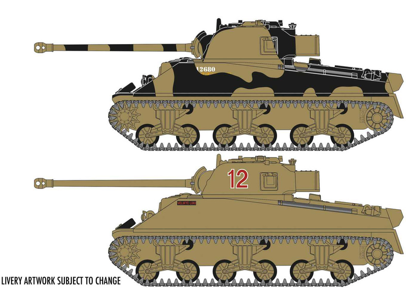 Plastikový model tanku Airfix A02341 Sherman Firefly Vc (1:72) | pkmodelar.cz