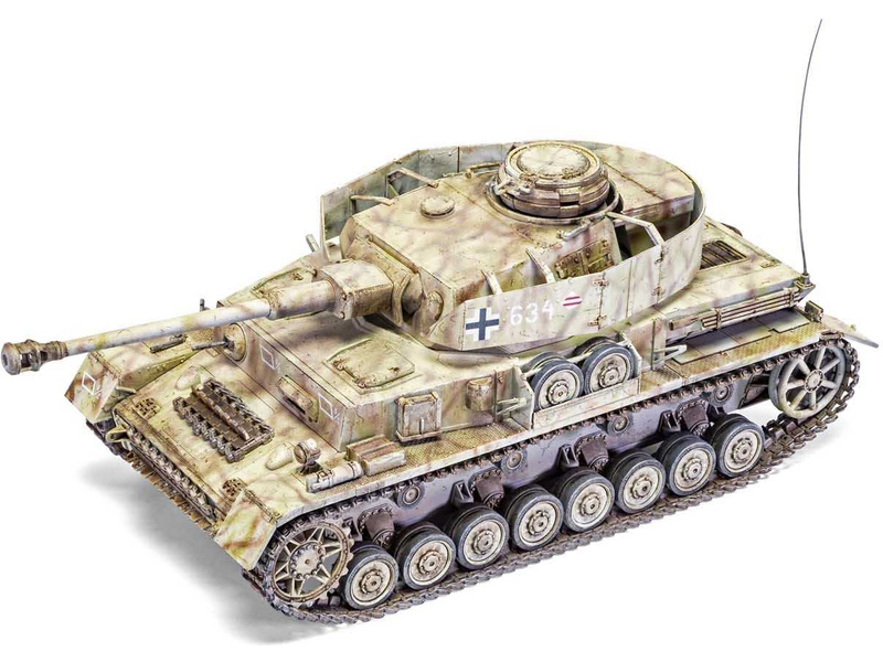 Plastikový model tanku Airfix A1351 Panzer IV Ausf.H Mid Version (1:35) | pkmodelar.cz