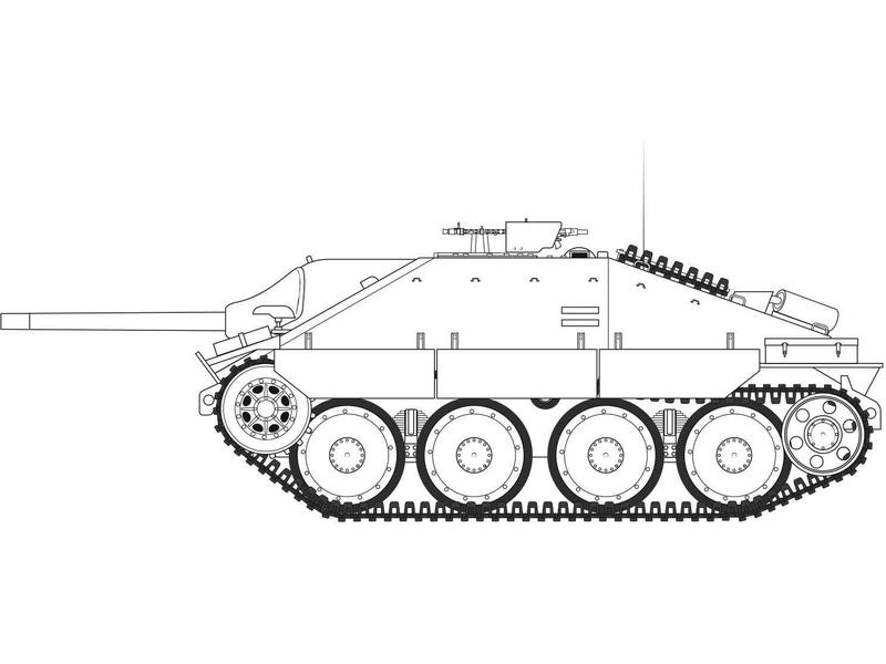 Plastikový model tanku Airfix A1353 Jagdpanzer 38(T) Hetzer 'Late Version' (1:35) | pkmodelar.cz