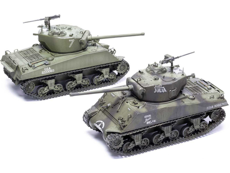 Plastikový model tanku Airfix A1365 M4A3(76)W Sherman (1:35) | pkmodelar.cz
