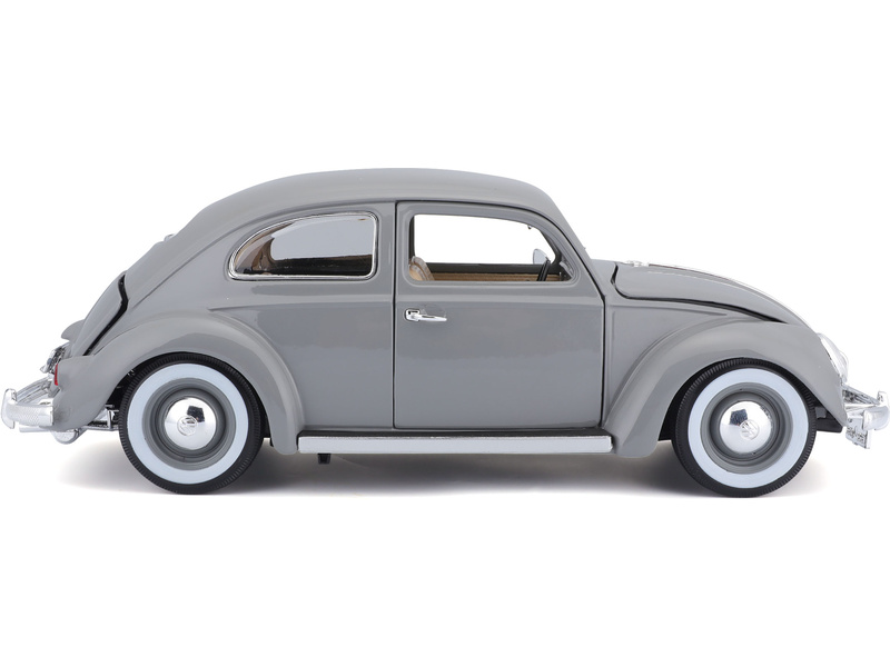 Bburago Volkswagen Käfer-Beetle 1955 1:18 stříbrná | pkmodelar.cz
