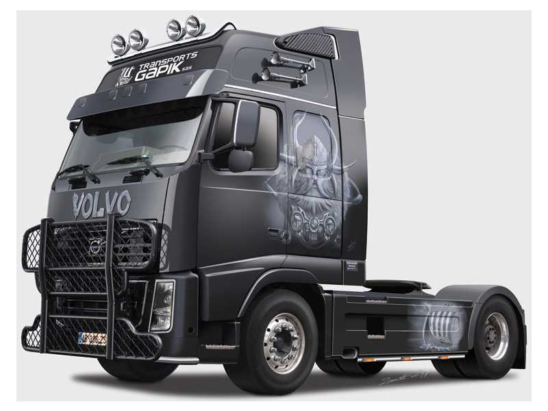 Plastikový model trucku Italeri 3931 Volvo FH16 XXL Viking (1:24) | pkmodelar.cz