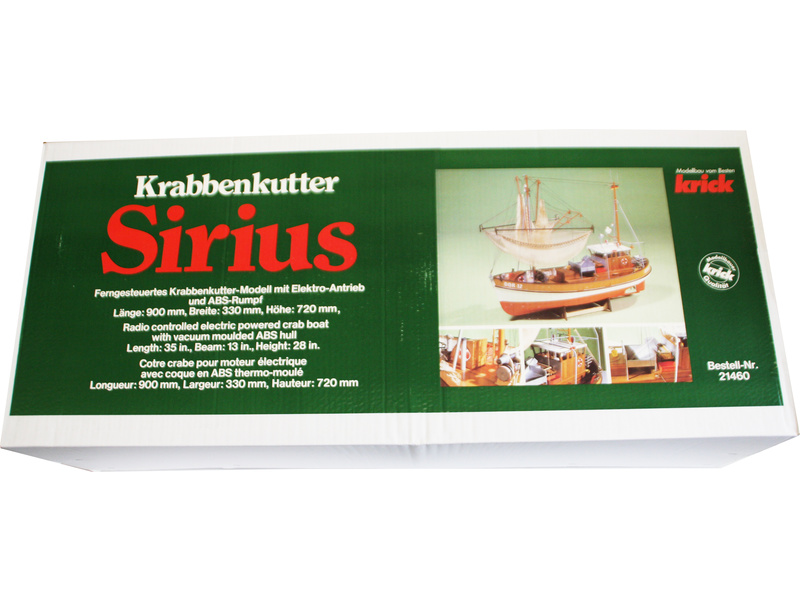 Krick 21460 Rybářský kutr Sirius kit 900mm | pkmodelar.cz