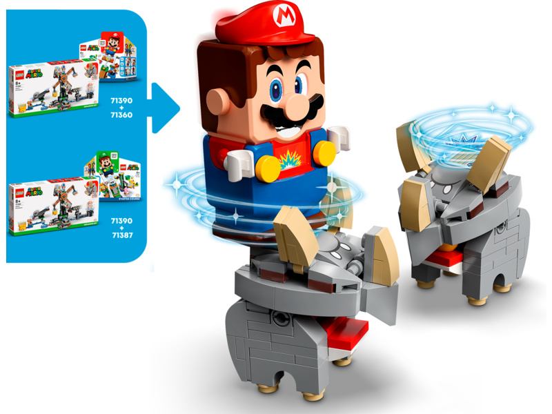 LEGO Super Mario - Boj s Reznorem – rozšiřující set | pkmodelar.cz