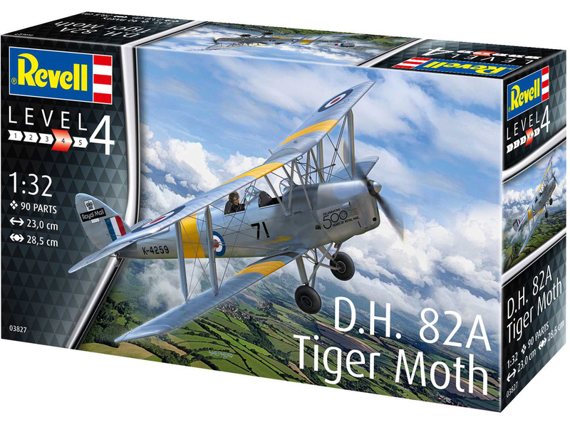 Revell 03827 de Havilland 82A Tiger Moth (1:32) | pkmodelar.cz