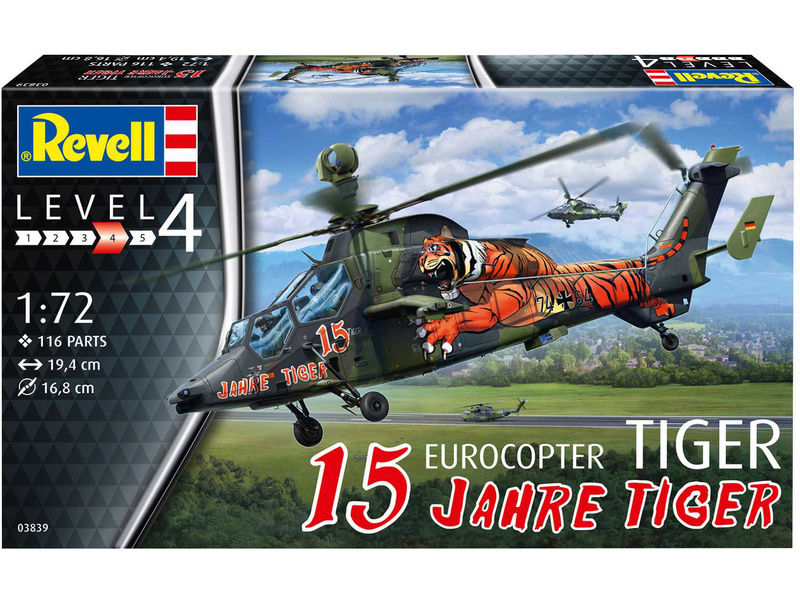 Revell 03839 Eurocopter Tiger | pkmodelar.cz