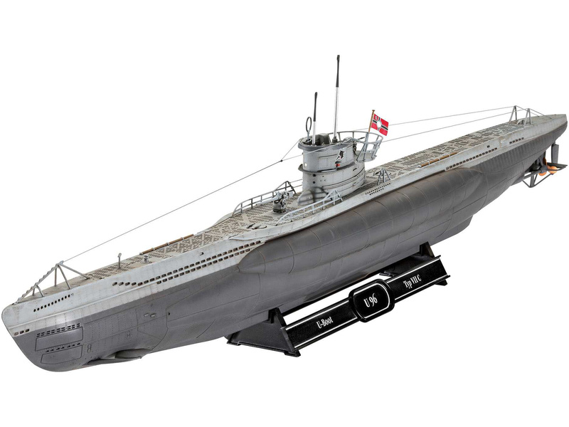 Plastikový model ponorky Revell 05675 U-96 Das Boot (1:144) (giftset)