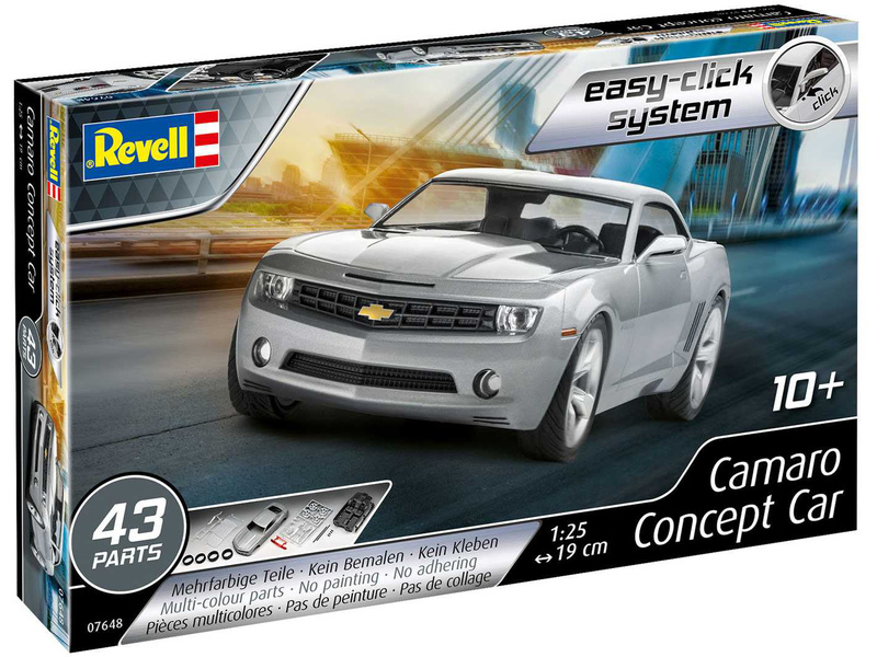 Plastikový model auta Revell 07648 Easy Click Chevrolet Camaro 2006 Concept Car (1:25) | pkmodelar.cz