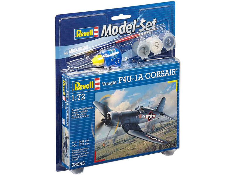 Plastikový model letadla Revell 63983 Vought F4U-1D CORSAIR (1:72) sada | pkmodelar.cz