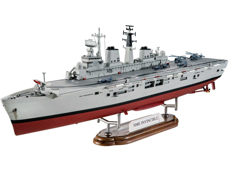 Plastikový model lodě Revell 65172 HMS Invincible (Falkland War) (1:700) (set)