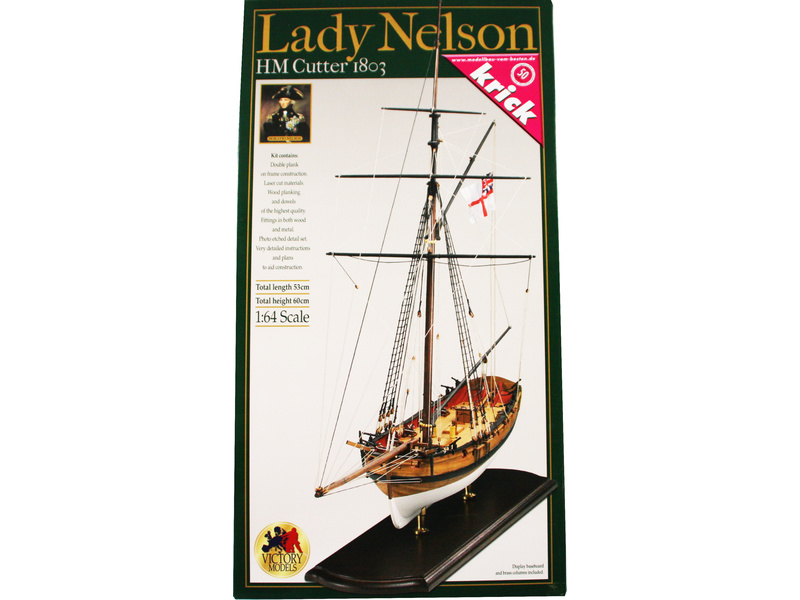 VICTORY MODELS Lady Nelson 1:64 kit | pkmodelar.cz
