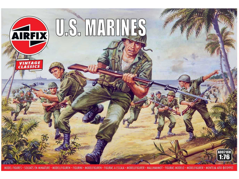 Plastikový model vojáků Airfix A00716V U.S. Marines (1:76)