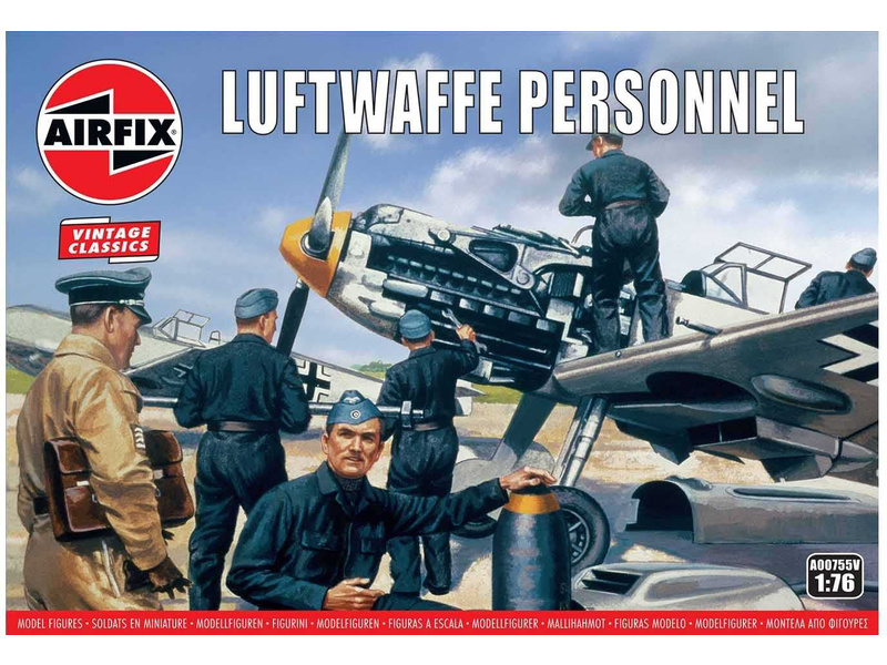Plastikový model vojáků Airfix A00755V Luftwaffe Personnel (1:76) | pkmodelar.cz