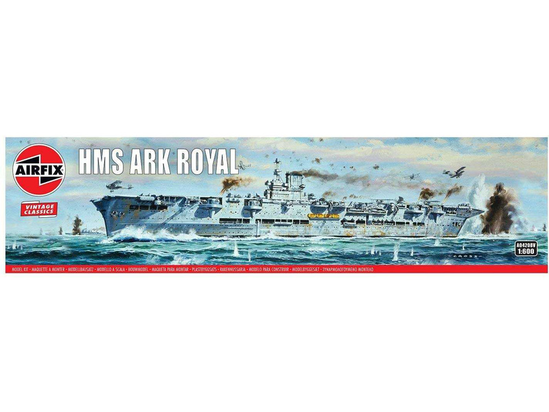 Plastikový model lodě Airfix A04208V HMS Ark Royal (1:600) (Vintage)