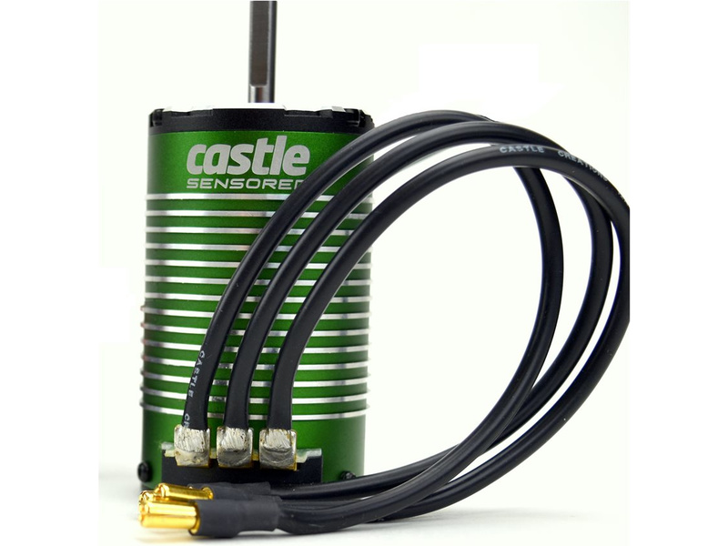 Castle motor 1515 2200ot/V senzored (konektory 4.0mm) | pkmodelar.cz