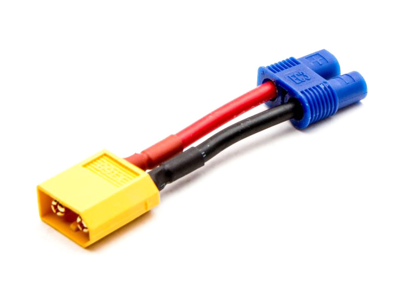 Konverzní kabel XT-60 samec - EC3 samice