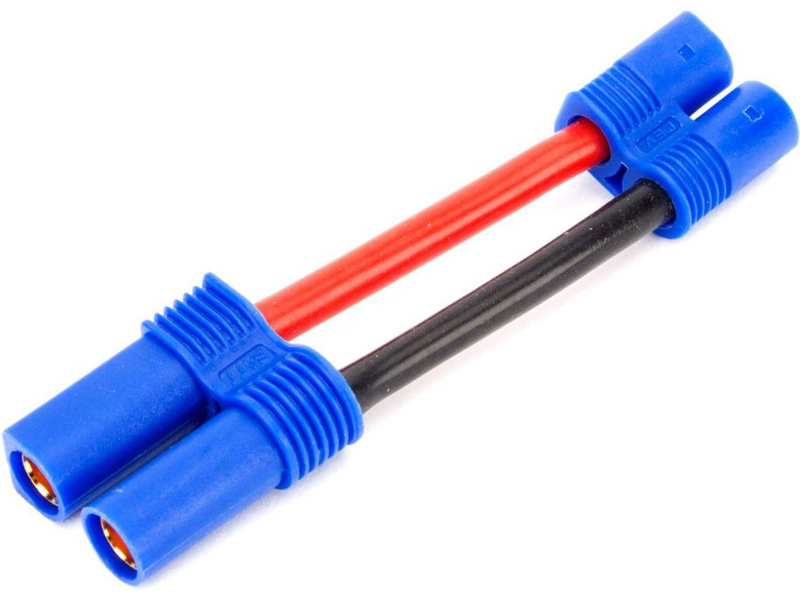 E-flite konverzní kabel EC5 samice - EC3 samec 12AWG 7cm