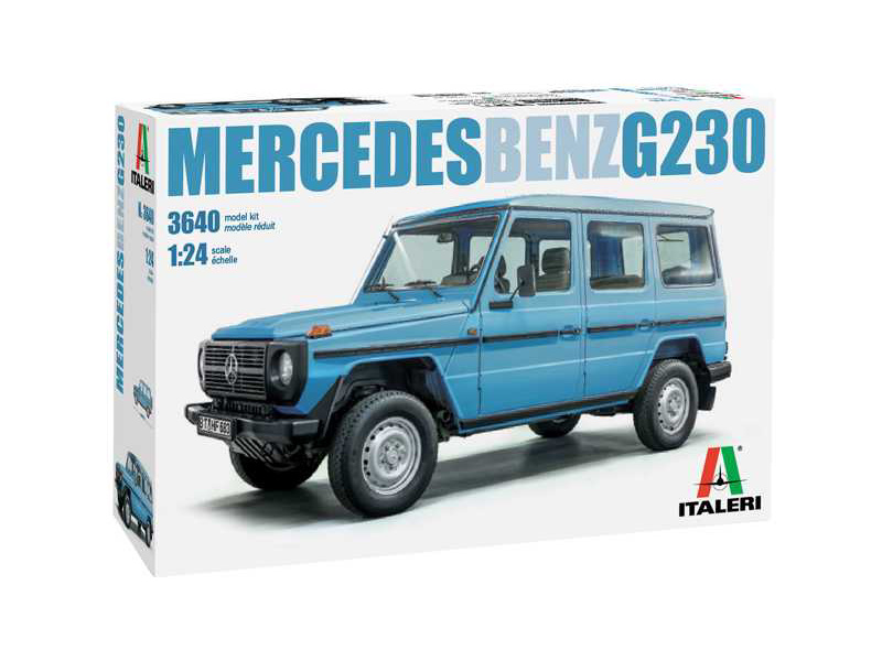 Plastikový model auta Italeri 3640 Mercedes Benz G230 (1:24)