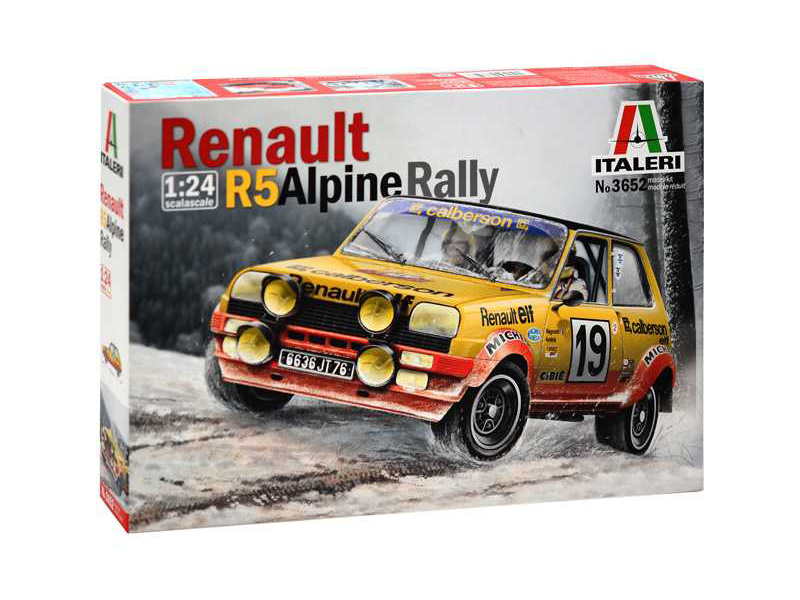 Plastikový model auta Italeri 3652 Renault R5 Alpine Rally (1:24)