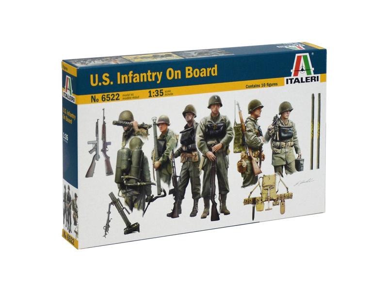 Plastikový model vojáků Italeri 6522 U.S. INFANTRY ON BOARD (1:35) | pkmodelar.cz