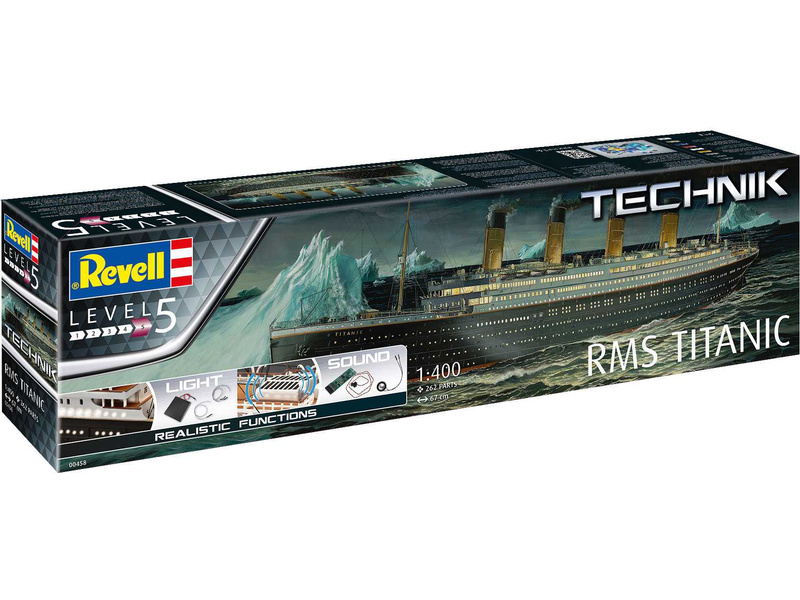 Plastikový model lodě Revell 00458 Technik RMS Titanic (1:400)