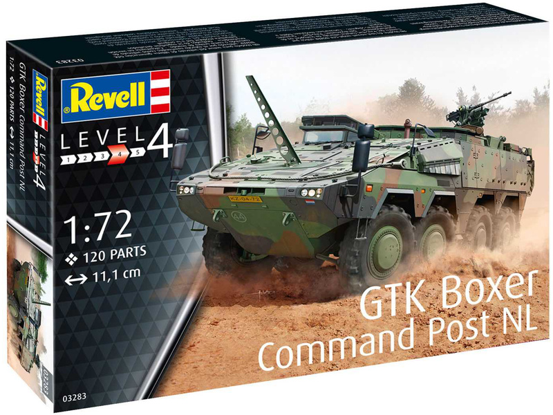 Plastikový model vojenské techniky Revell 03283 GTK Boxer Command Post NL (1:72)