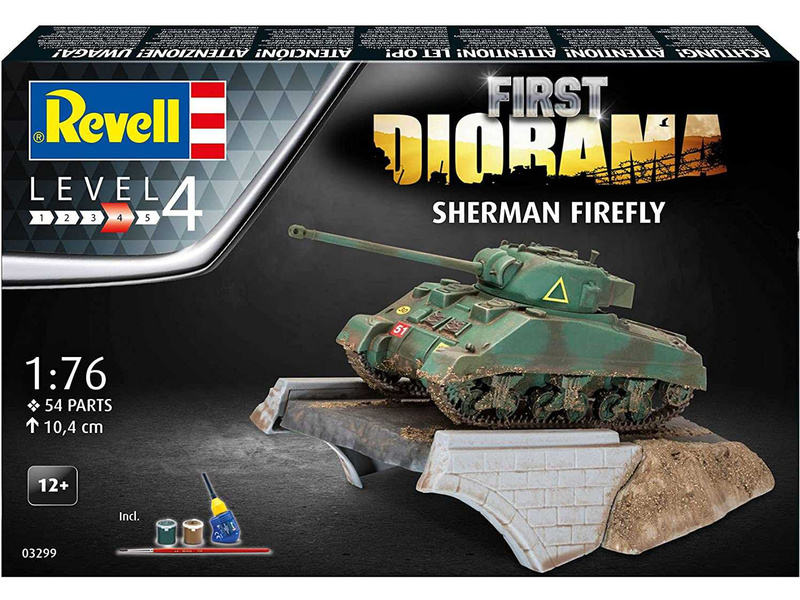 Plastikový model tanku Revell 03299 Sherman Firefly (1:76) (giftset) | pkmodelar.cz