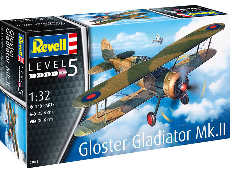 Plastikový model letadla Revell 03846 Gloster Gladiator Mk. II (1:32)