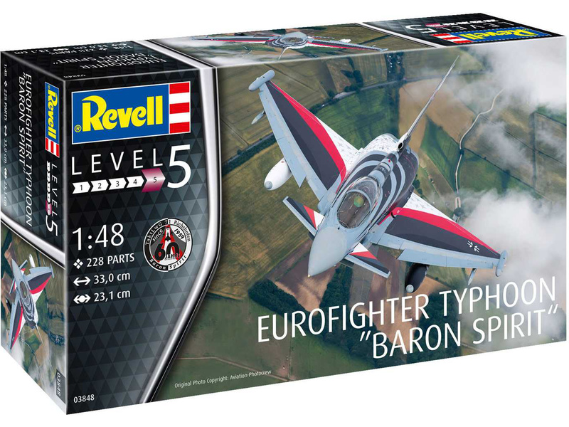 Plastikový model letadla Revell 03848 Eurofighter Typhoon varon Spirit (1:48)