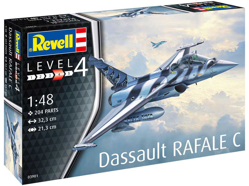 Plastikový model letadla Revell 03901 Dassault Aviation Rafale C 1:48