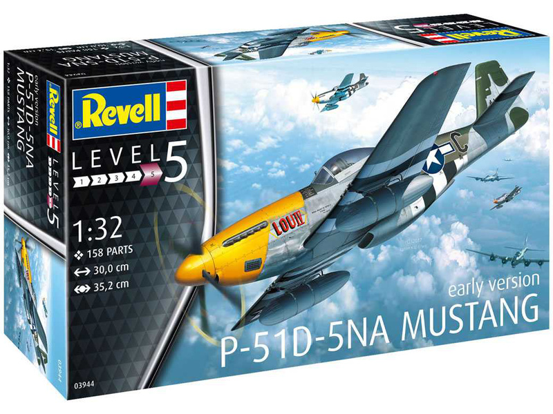 Plastikový model letadla Revell 03944 P-51D-5NA Mustang (1:32)