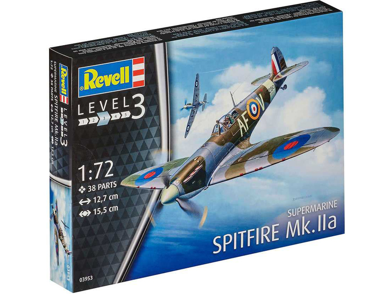 Plastikový model letadla Revell 03953 Supermarine Spitfire Mk. IIa (1:72)