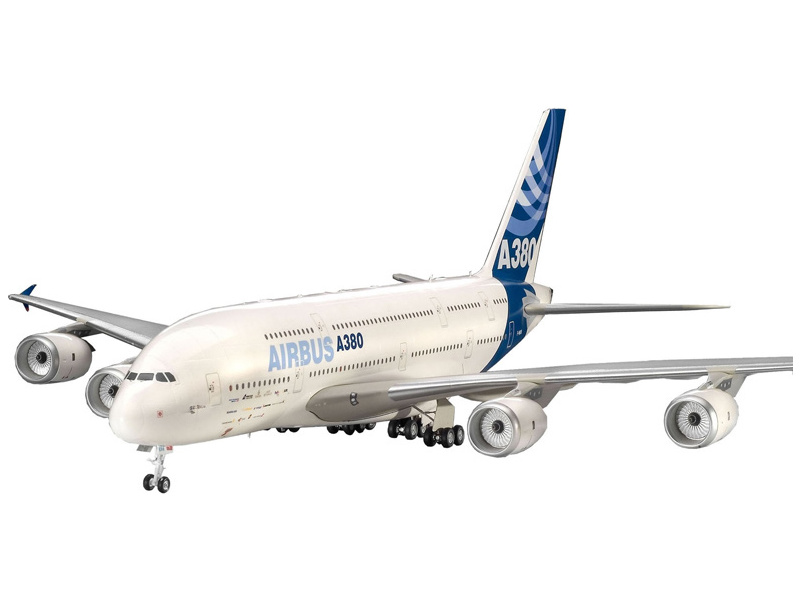 Plastikový model letadla Revell 04218 Airbus A380 "New Livery" (1:144)