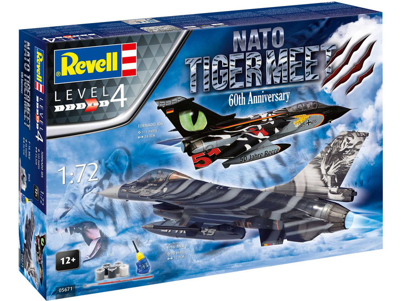 Plastikový model letadla Revell 05671 NATO Tiger Meet 60. výročí (1:72) (giftset)