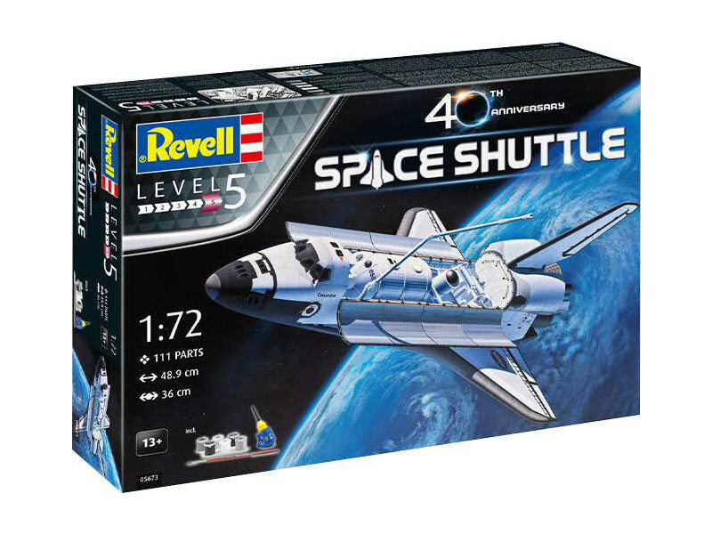 Plastikový model rakety Revell 05673 Space Shuttle NASA 40. výročí (1:72) (giftset)