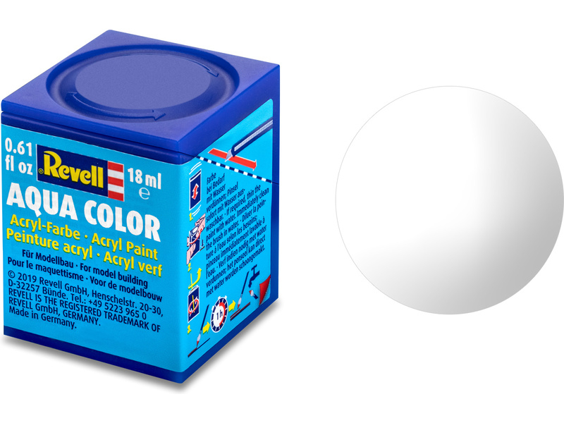 Barva Revell akrylová - 36101: leská čirá (clear gloss) č.1 | pkmodelar.cz