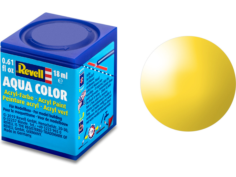 Barva Revell akrylová - 36112: leská žlutá (yellow gloss) č.12