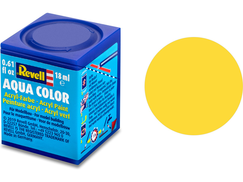 Barva Revell akrylová - 36115: matná žlutá (yellow mat) č.15 | pkmodelar.cz