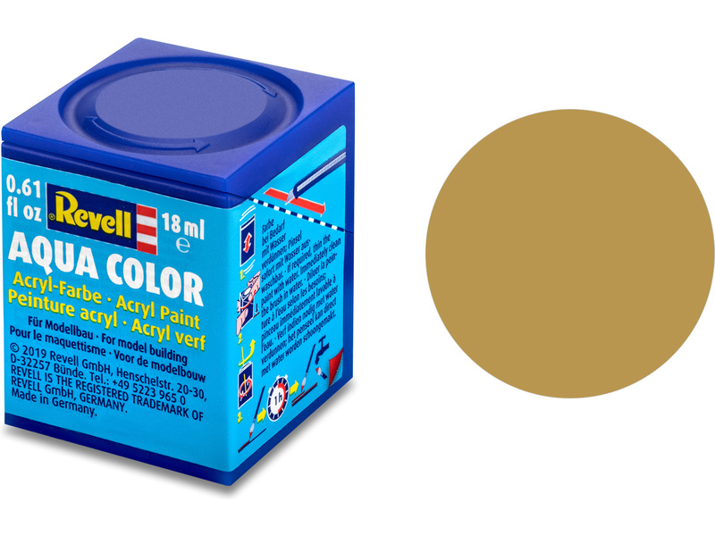Barva Revell akrylová - 36116: matná pískově žlutá (sandy yellow mat) č.16