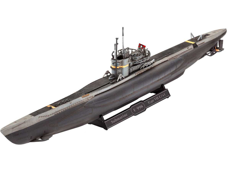 Plastikový model ponorky Revell 65154 Type VII C/41 1:350