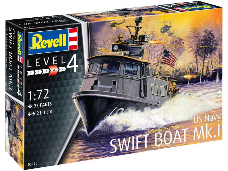 Plastikový model lodě Revell 65176 Swift Boat US Navy Mk.I (1:72) (sada) | pkmodelar.cz