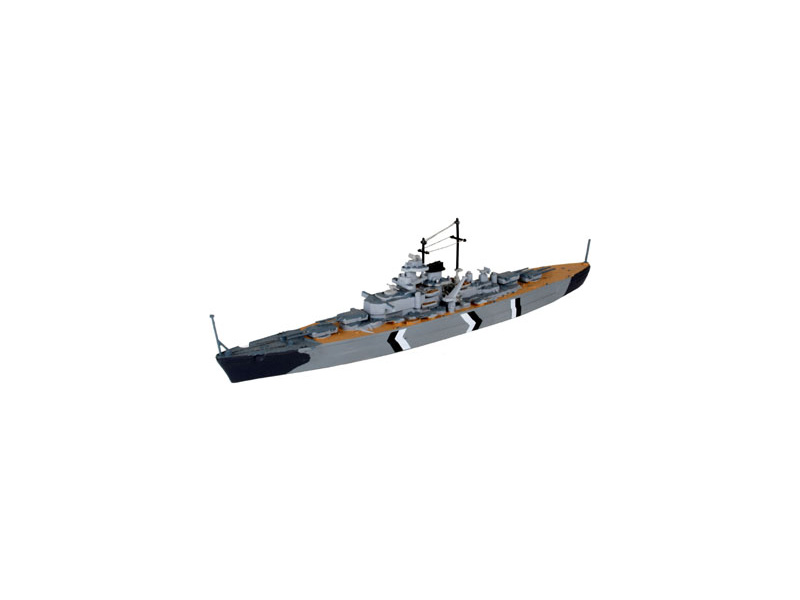 Plastikový model lodě Revell 65802 Bismarck (1:1200) sada